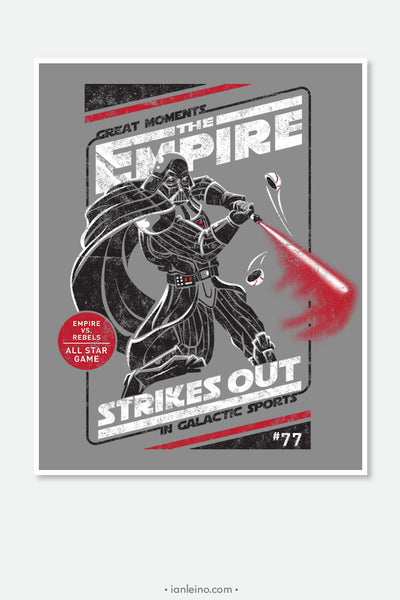 The Empire Strikes Out - Print