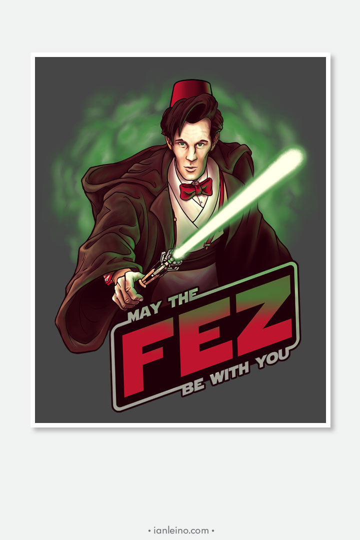 May the Fez be with You - print