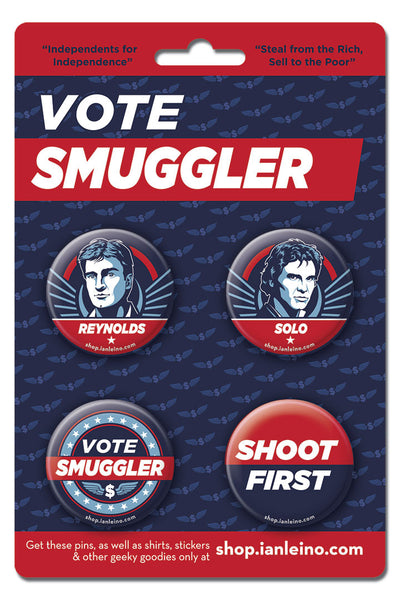 Vote Smuggler - Pin Pack